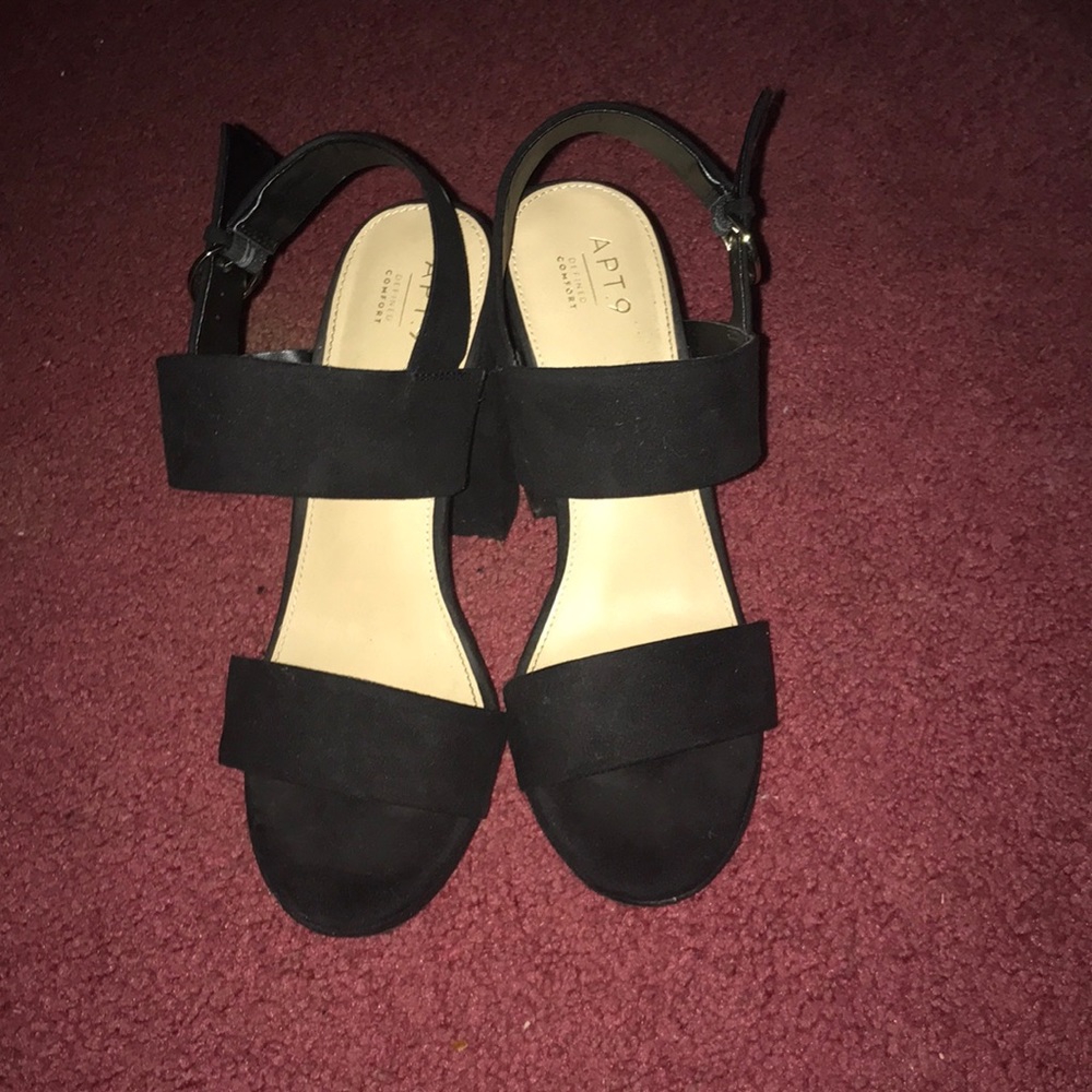 Black heels